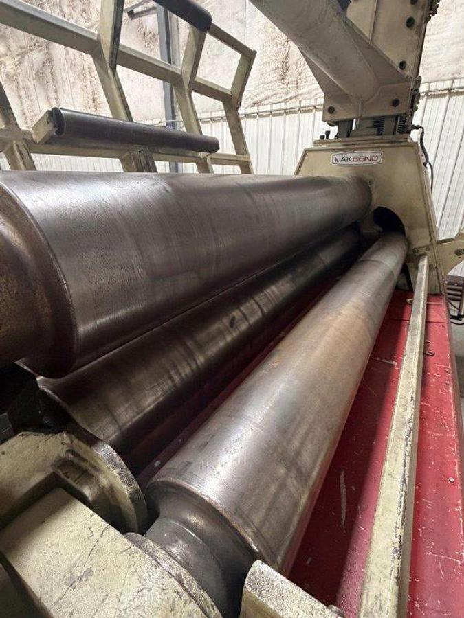 Used 3/4″ x 7′ Akyapak AHS 20/16 Hydraulic Plate Roll