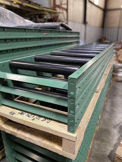 Roach Conveyors 21" x 10' with supports, rollers on 12" centers