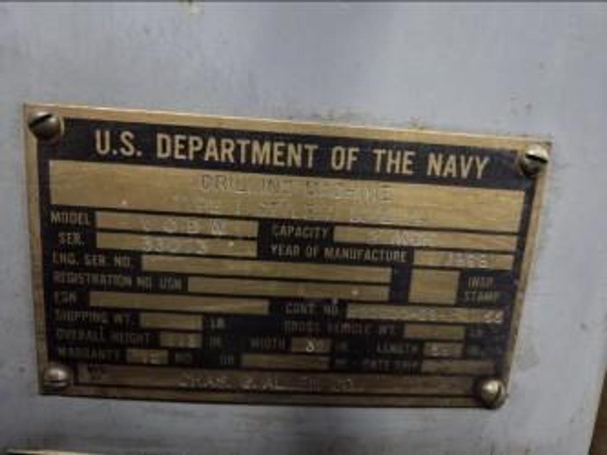 1968 Allen Drill Press