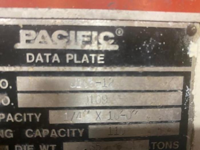 Used Used Pacific 165 Ton Press Brake