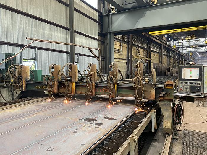 Used Controlled Autromation MultiMAX Gantry Style 12' wide bridge 40' of rail