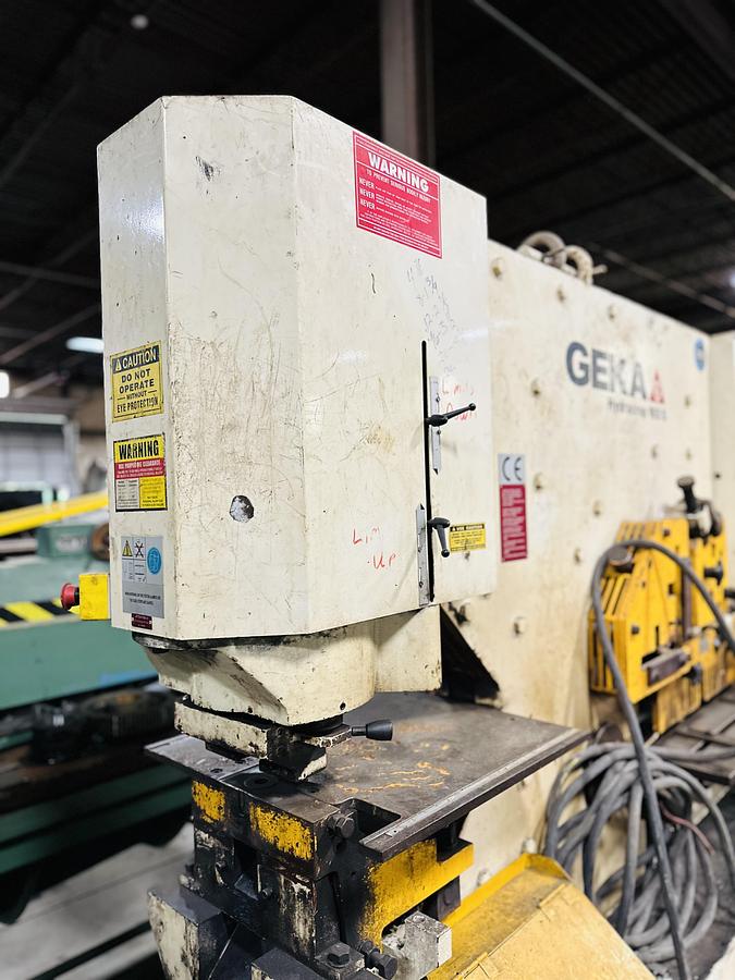 Used 2012 GEKA Iron Worker 185 ton punch 300 ton Shear