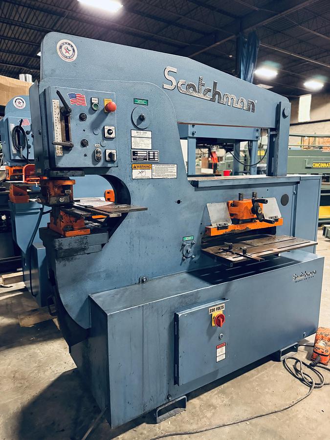 Used SCOTCHMAN 9012-24M 90 TON IRONWORKER