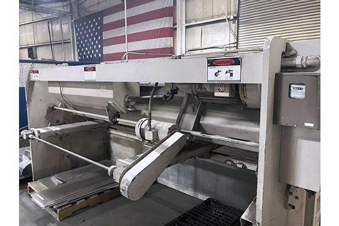 Used 1996 Wysong H-2510 Hydraulic Shear  H-2510