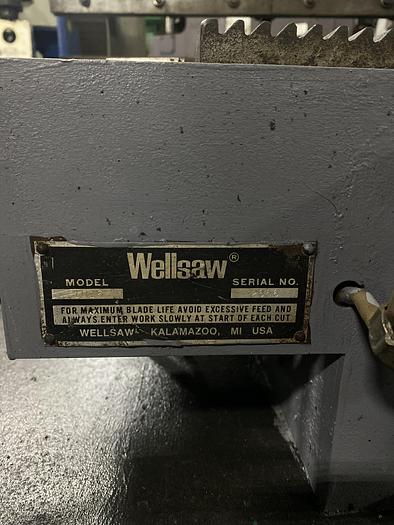 Used Wellsaw 1016 Band Saw
