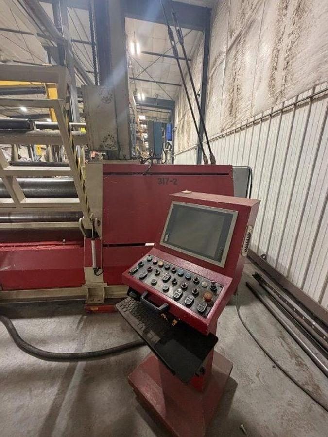 Used 3/4″ x 7′ Akyapak AHS 20/16 Hydraulic Plate Roll