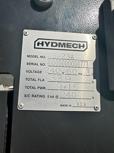 Used HydMech Group S-23A With Bundling