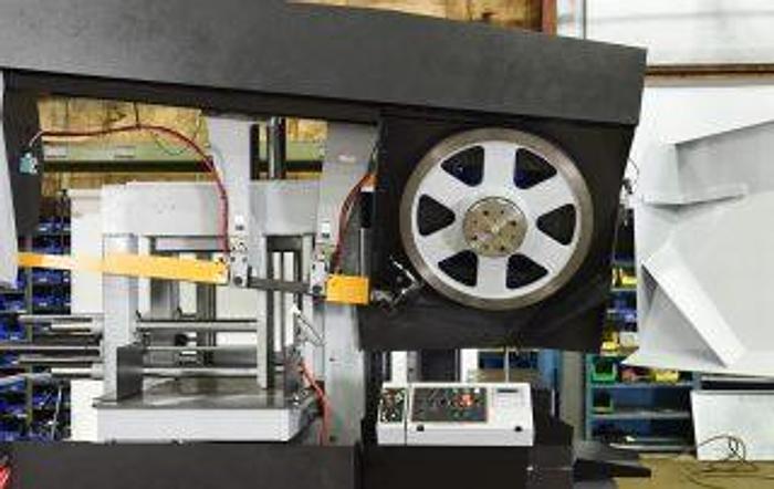 Hyd-Mech H-32A Automatic Horizonal Dual Post Bandsaw