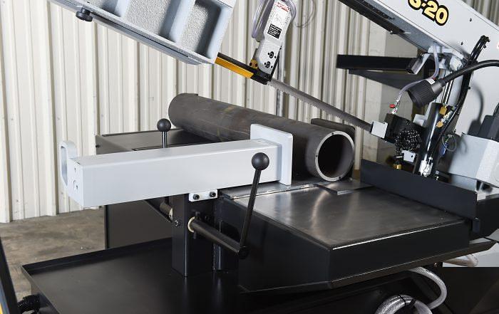 (In Stock) New S-20M Hyd-Mech Manual Pivot Style Mitering Band Saw