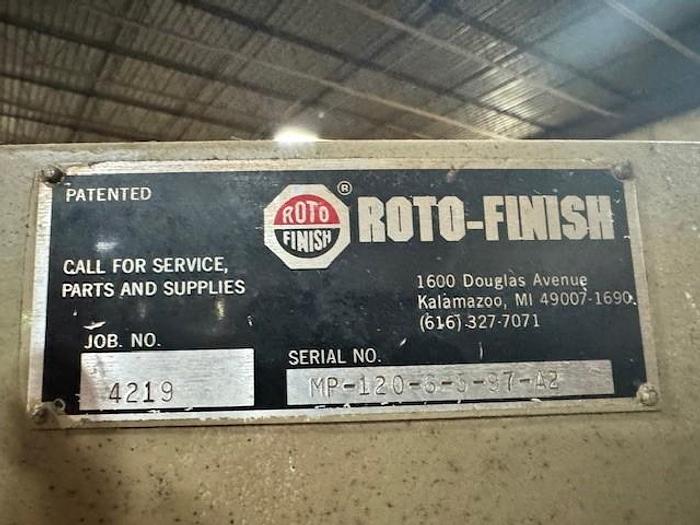 Used 120″ Rotofinish MP120-6-5 Multipass 6″ Channel 5 Revolution Burnisher