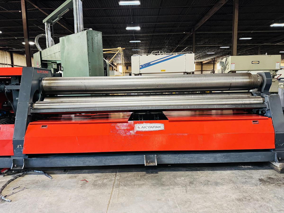 Used Akyapak AHS 40/10 4 roll plate roll