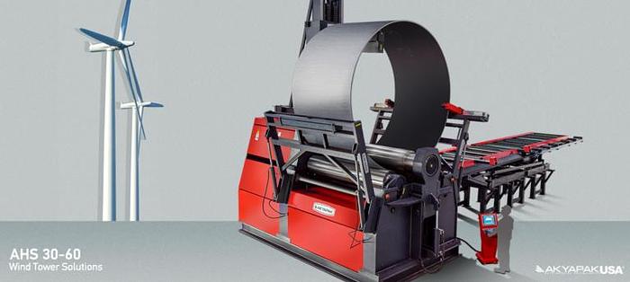 Akyapak AHS30-60 4 Roll Plate Roll
