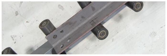 6" x 6" x 13/16"AKYAPAK AKD 160 ANGLE PROCESSING LINE