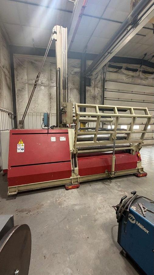 Used 3/4″ x 7′ Akyapak AHS 20/16 Hydraulic Plate Roll