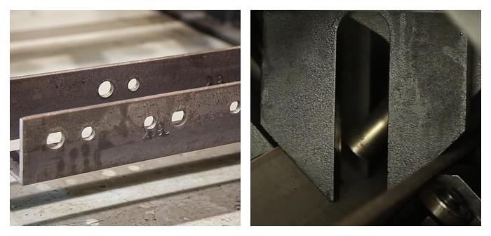 6" x 6" x 13/16"AKYAPAK AKD 160 ANGLE PROCESSING LINE