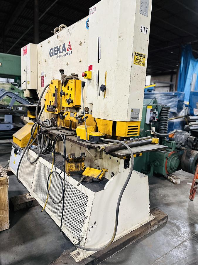 Used 2012 GEKA Iron Worker 185 ton punch 300 ton Shear