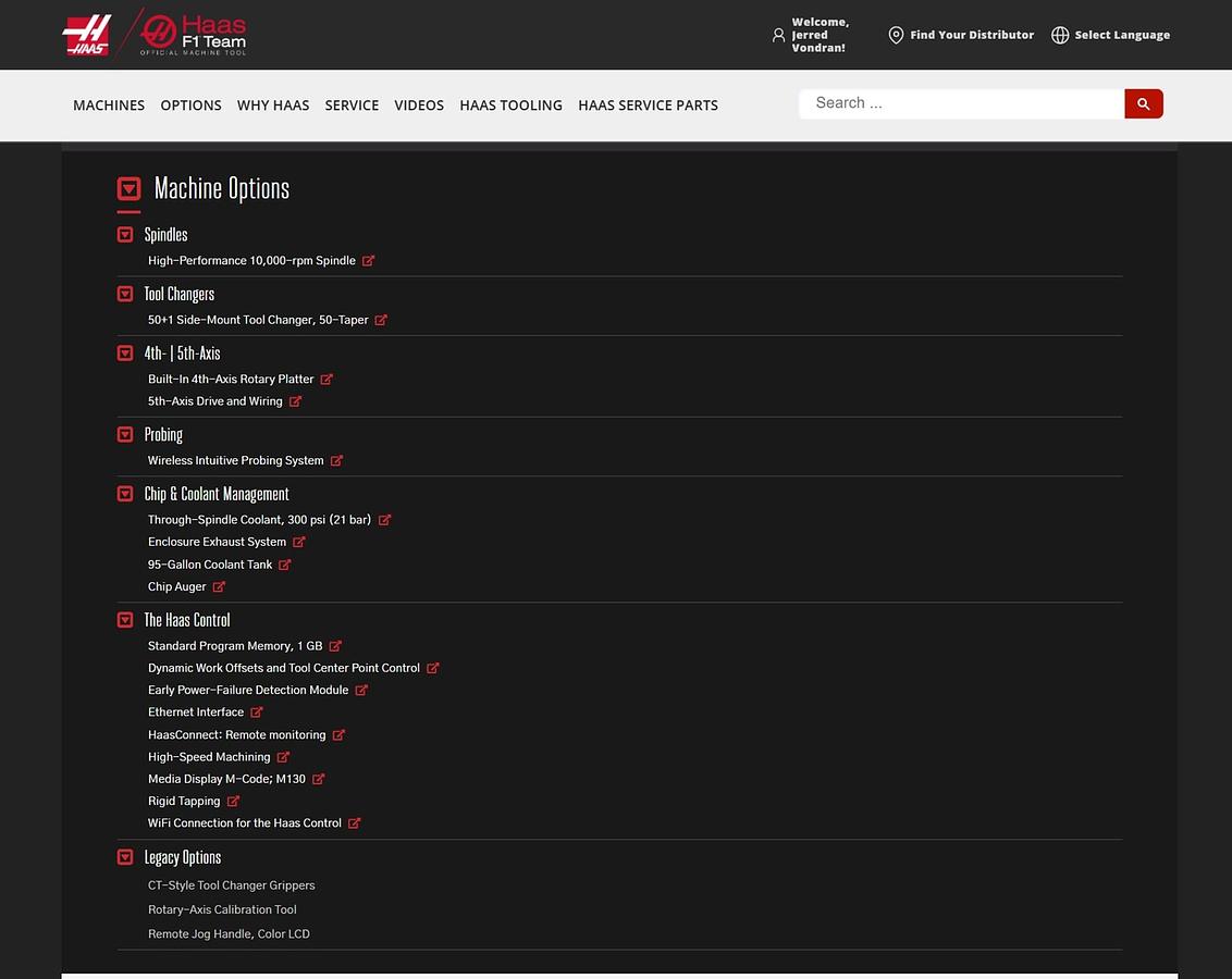 Used 2019 HAAS EC-1600ZT