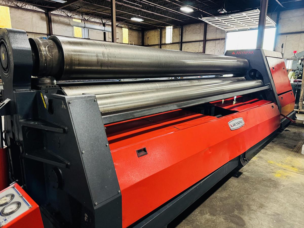 Used Akyapak AHS 40/10 4 roll plate roll