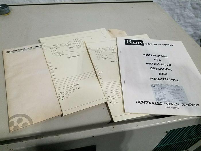 Used Rxpo DC Modular Power Supply 75 volts 600 amps out ... in unknown condition!
