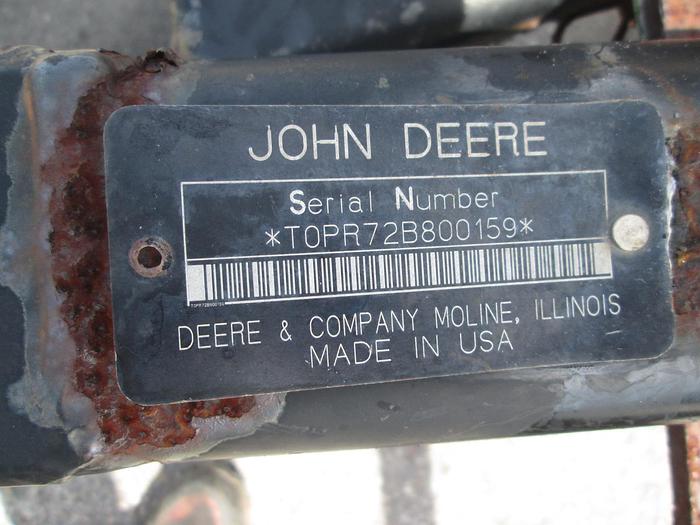 Used John Deere Skid Steer PR72B Power Rake