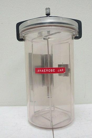 Used BBL Anaerobic System Holding Jar with Rack, Lid & O-ring Gasket