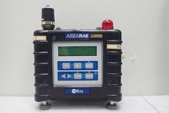 Used RAE AreaRAE Multiple Gas Detector Monitor with Case & Accessories Kit