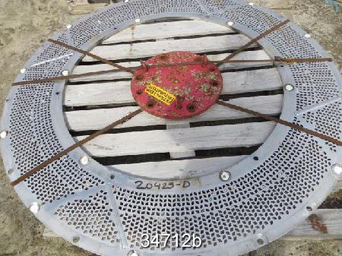 Used (2) Diamond Grip Extraction Plates for 14' Black Clawson Hydrapulper #34712