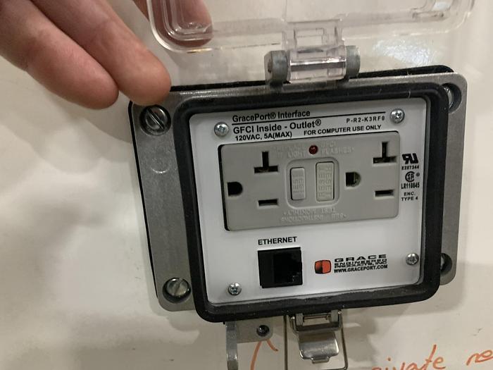 Used 18" WIDE WEBEX MODEL 1251 DUPLEX REWINDER W SIMCO ION BLOWER AND COGNEX CAMERA