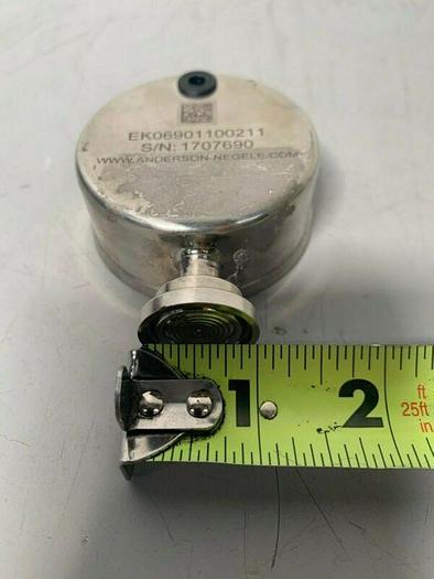 Used Anderson-Negele EK06901100211 Pharmaceutical Series Pressure Gauge 0-60 PSI