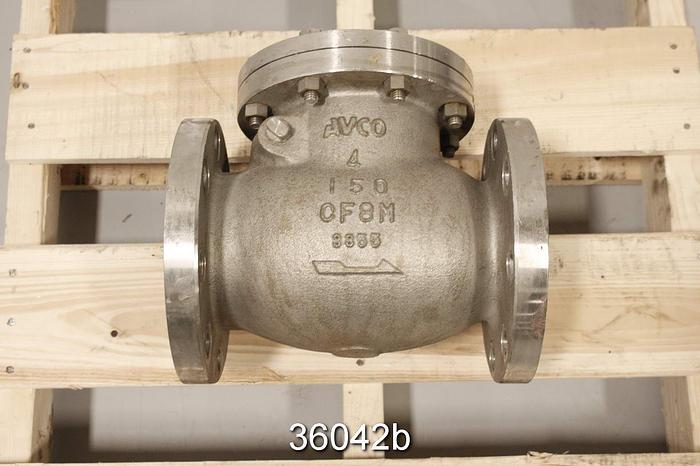 Used Avco Avco 4" Check Valve, Cf8m #36042