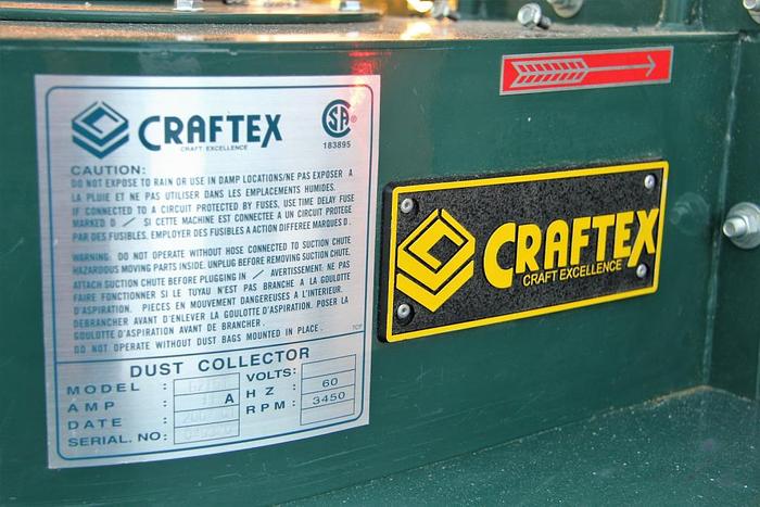 Used 2007 *SOLD* Dust Collector - Craftex B2151