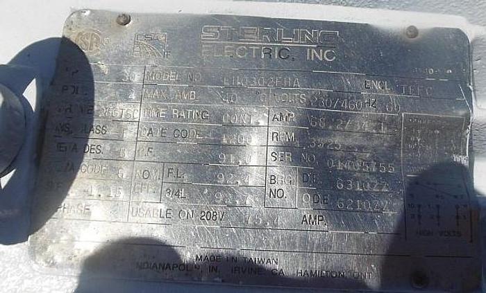 Used Pump, Centrif., 30 HP, 316 S/st, Alfa Laval, Mdl LKH40 #S742986