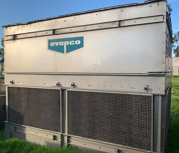 Used Refrig, Cooling Tower, 674 Ton, 316 S/st, Evapco, Dual Cell #S743639