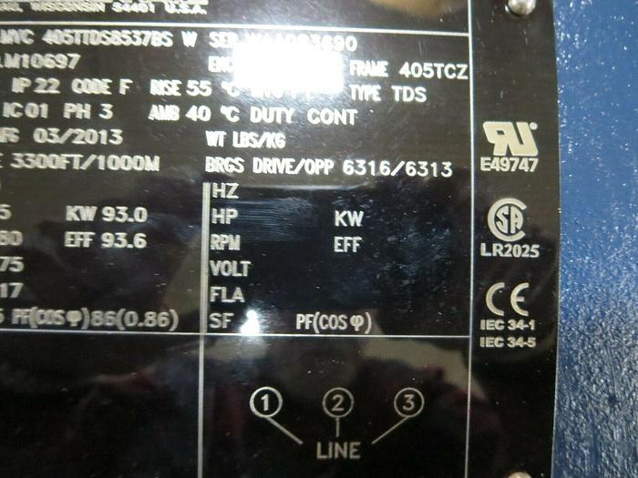 Marathon Electric 405TTDS8537BS