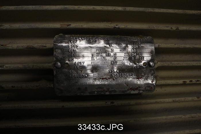 Used General Electric 150 Hp, 1790 RPM, 460 Volts AC Motor #33433