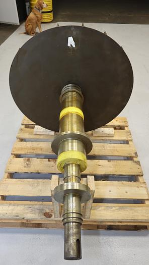 Used Roots Vapor Compression Evaporator Rotor Assembly #44467