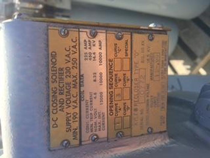 Used Kyle Reclosers Type D