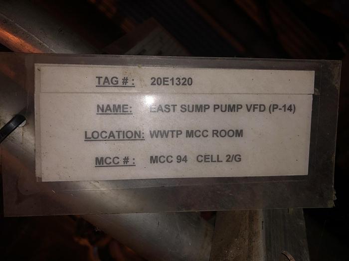 Used WENCO CENTRIFUGAL SUMP PUMP 20HP