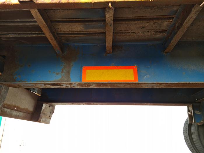 Used 1979 2 AXLE FLATBED TRAILER STEEL SUSPENSION STEEL FLOOR GROENEWEGEN