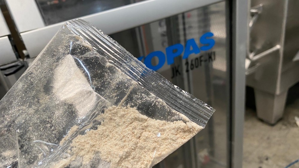 Used Powder weighing and packing line from Kopas