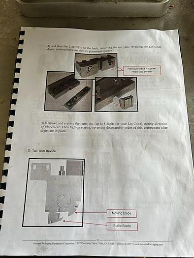 Used Sealer, Tube Crimper, Accutek, Mdl 50-ISS-000, Single #S743154