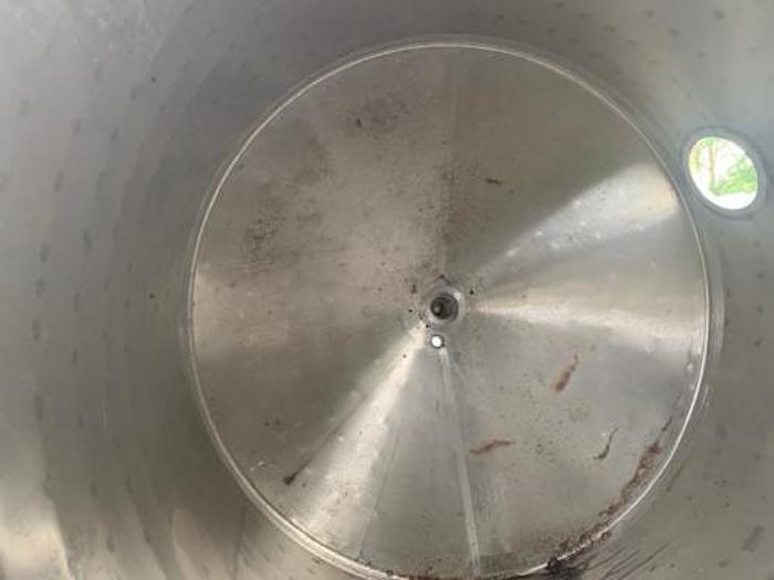 Brugt 5 m3 rustfri tank med varmekappe