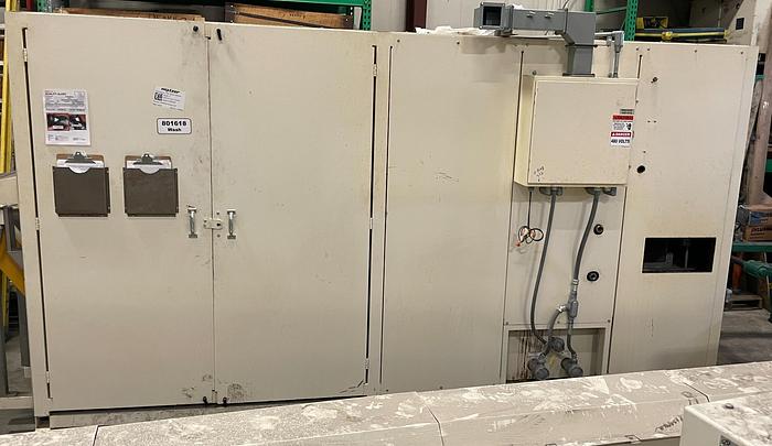 Used ALMCO MODEL V14-156TF COMBINATION VIBRATORY TUNNEL FINISH & INLINE CONVEYOR WASHER