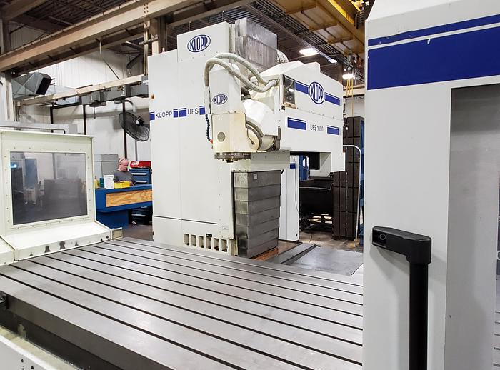 2008 KLOPP MODEL UFS 1000 CNC FLOOR TYPE UNIVERSAL MILLING MACHINE