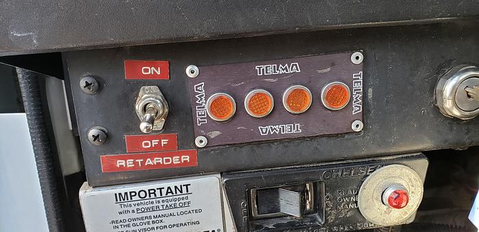 Used 1999 International 4900 T40D Cable Placer Bucket Truck