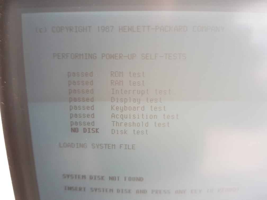 Used Hewlett Packard 1652B Logic Analyzer