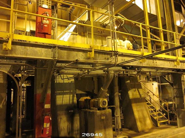 Used Impco  Impco Disc Filter, 12' Ft. Diameter By 24' Ft. Long,  20- Disc Stainless Steel Vat And Hood. #26945