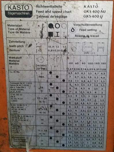 Gebraucht Sägeautomat Kasto GKS 400 AU/600