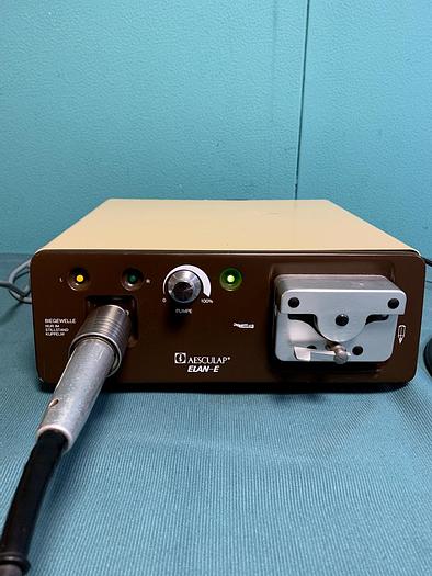 Gebraucht AESCULAP ELAN-E Chirurgiemotor GA 455 mit Fußschalter GA 139 und Biegewelle GA 176