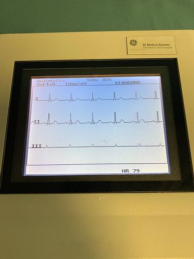 Gebraucht GE Mac 1200 EKG Gerät V5.21 mit 10 adriges EKG Kabel